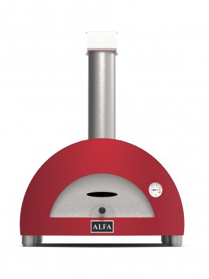 Alfa Forni - MODERNO 1 Pizze - HOUT / ROOD