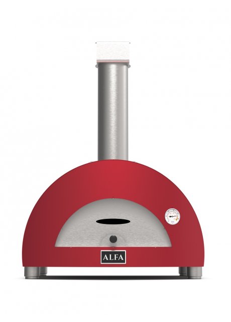 Alfa Forni - MODERNO 1 Pizze - HOUT / ROOD