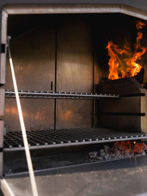 Braaimaster - RVS Halve Rooster 485