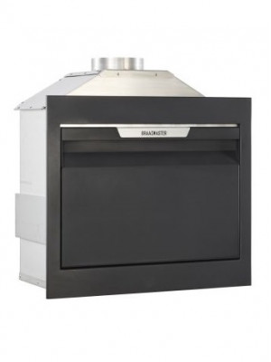 Braaimaster - BI1B Inbouw Single Black RVS