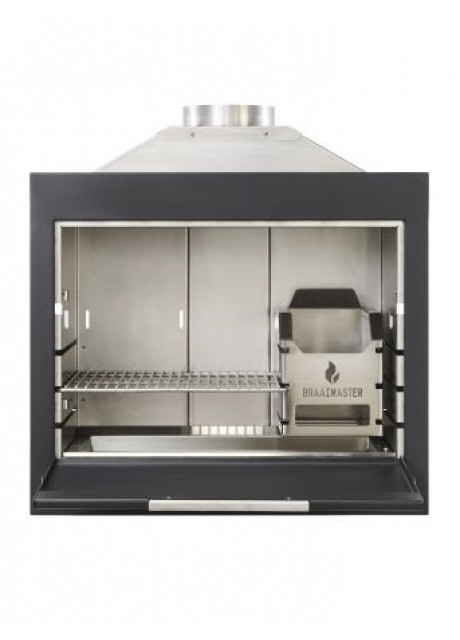 Braaimaster - BI1B Inbouw Single Black RVS