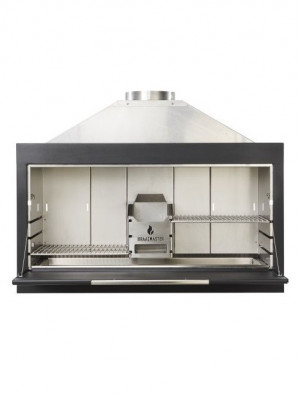 Braaimaster - BI2B Inbouw Duo Black RVS