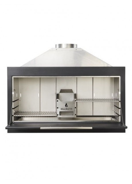 Braaimaster - BI2B Inbouw Duo Black RVS