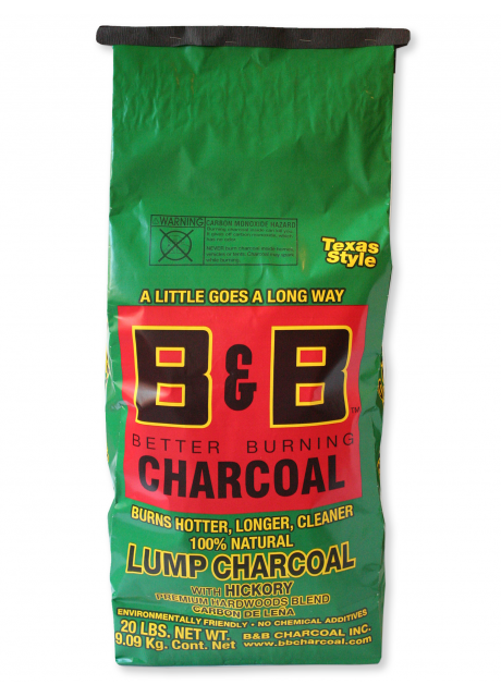 B&B - Hickory Lump Charcoal - 20lb