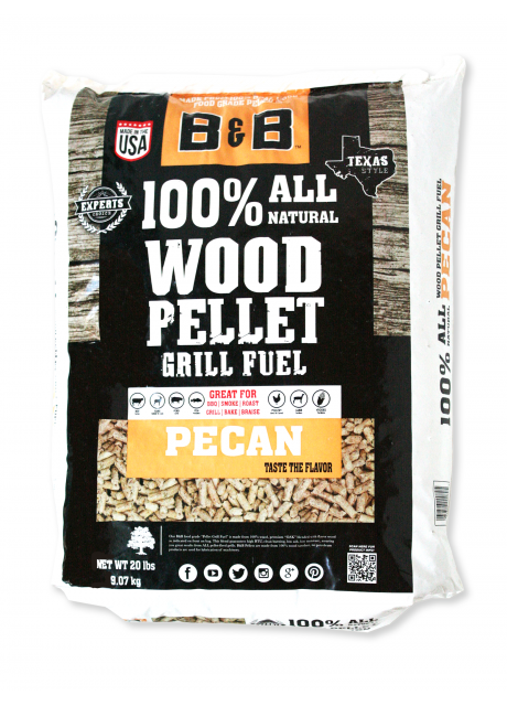 B&B - Pecan Pellets - 20lb