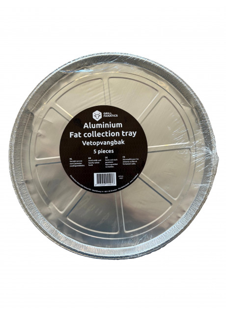 Grill Fanatics - Drip Tray Round - 5 stuks