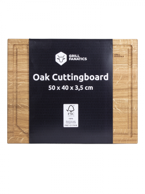 Grill Fanatics - Cutting Board Oak