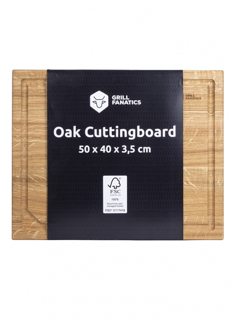 Grill Fanatics - Cutting Board Oak