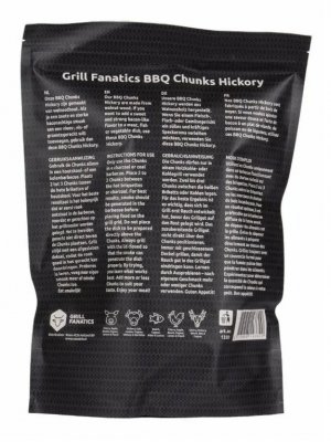 Grill Fanatics - Wood Chunks Hickory 1.0kg