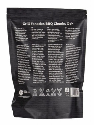 Grill Fanatics - Wood Chunks Eik / Oak 1.0kg