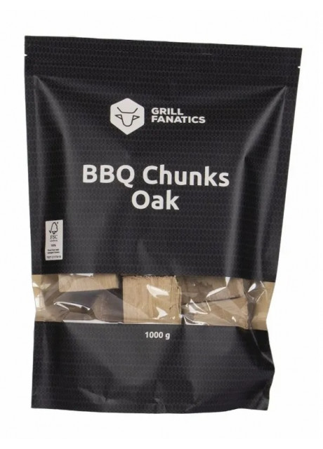 Grill Fanatics - Wood Chunks Eik / Oak 1.0kg