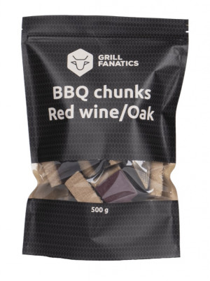 Grill Fanatics - Wood Chunks Red Wine 500gr