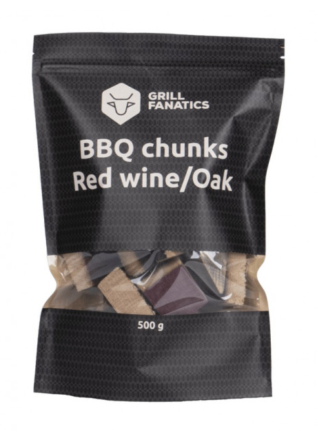 Grill Fanatics - Wood Chunks Red Wine 500gr