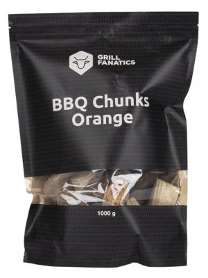 Grill Fanatics - Wood Chunks Orange / Appelsien 1kg