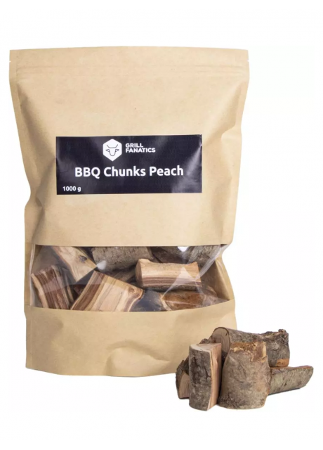 Grill Fanatics - Wood Chunks Peach / Perzik 1kg