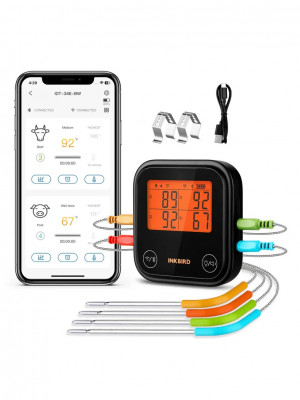 Inkbird - IDT-34E-BW WiFi/Bluetooth Digital Thermometer