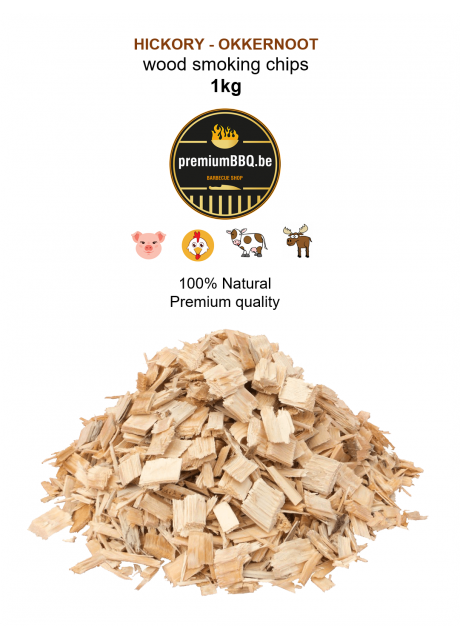 PremiumBBQ Smoking Chips - Hickory 1.0kg