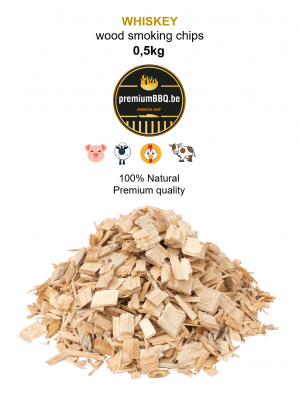 PremiumBBQ Smoking Chips - Whiskey Oak 500gr