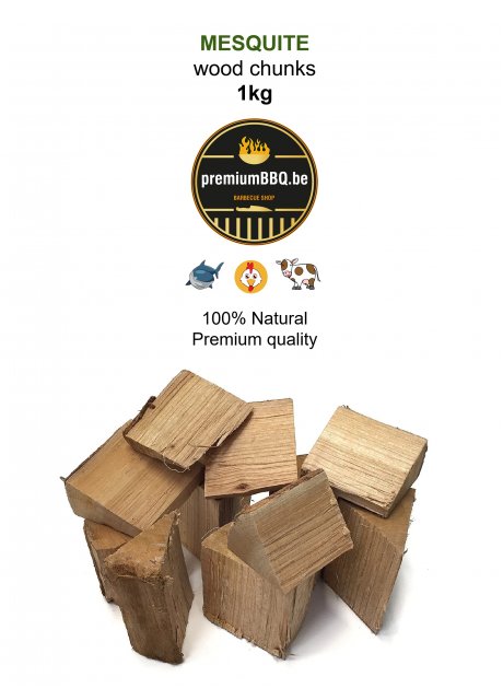 PremiumBBQ Wood Chunks - Mesquite 1.0kg