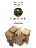 PremiumBBQ Wood Chunks - Olijf / Olive 1.0kg