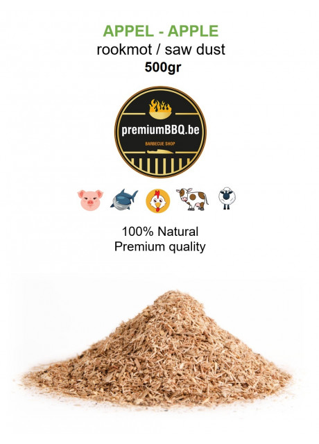 PremiumBBQ - Rookmot Appel / Apple 0.5kg