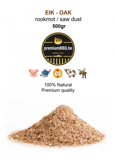 PremiumBBQ - Rookmot Eik / Oak 0.5kg