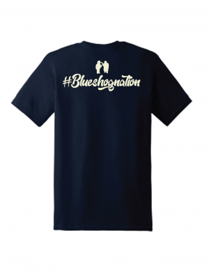Blues Hog - #Blueshognation T-Shirt SMALL