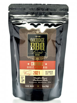 Oakridge - Limited Edition - Crucible Ghost Chile Rub - Vintage 2021