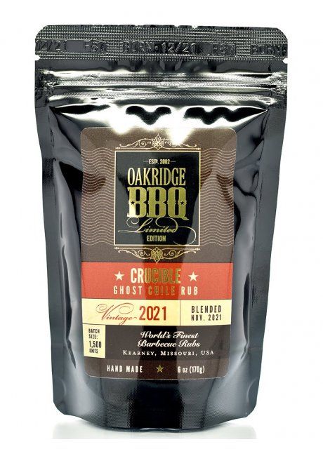 Oakridge - Limited Edition - Crucible Ghost Chile Rub - Vintage 2021