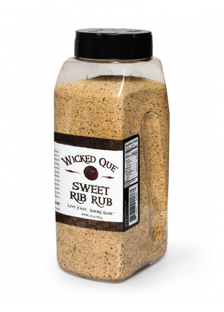 Wicked Que - Sweet Rib Rub - 23oz