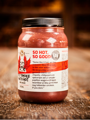 Smokey Goodness - Holy Smoke That's Hot! Premium BBQ Sauce