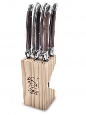 Laguiole - Premium Line steakmessen Dark Wood