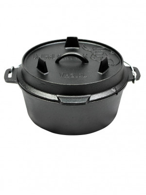 Valhal Outdoor - Dutch Oven VH3.8L, zonder pootjes