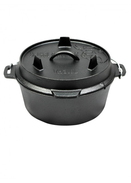 Valhal Outdoor - Dutch Oven VH3.8L, zonder pootjes