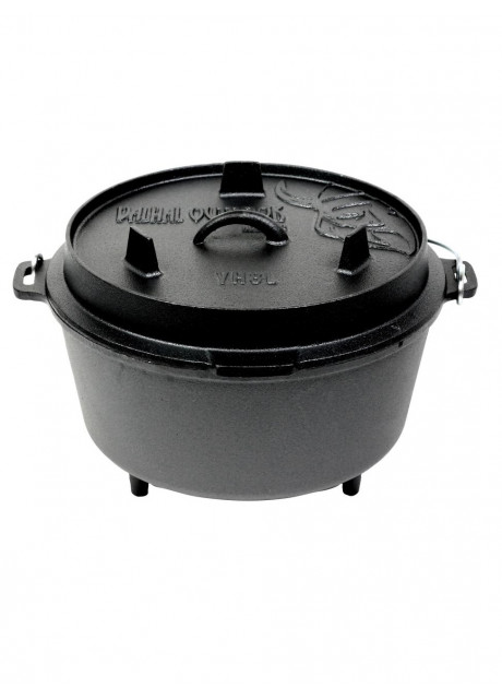 Valhal Outdoor - Dutch Oven VH8L+, met pootjes