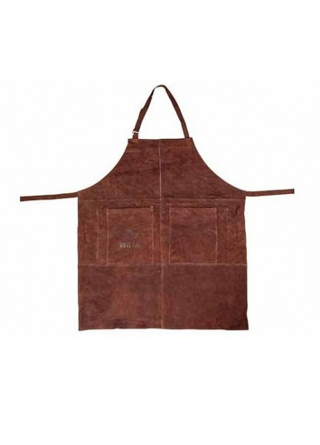 White Fire - Leather BBQ Apron